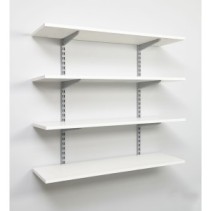 Szyna nośna podwójna BRAKET RAL 9006 50–100 cm