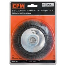 Szczotka tarczowo - kątowa ocynkowana BASAL