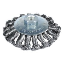 Szczotka tarczowo - kątowa splatana ocynkowana BASAL