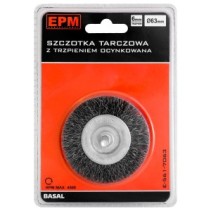 Szczotka tarczowa z trzpieniem ocynkowana BASAL