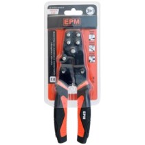 Szczypce do zaciskania konektorów i ściągania izolacji  3w1 INDUSTRIAL GRADE