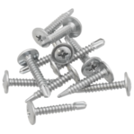 Blachowkręt samowiercący z łbem podkładkowym DIN 7504T