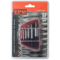 Wykrętaki do zerwanych śrub 6 szt.