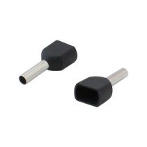 Końcówka tulejkowa izolowana podwójna