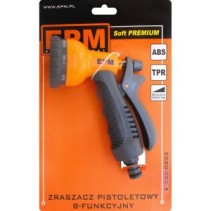 Zraszacz pistoletowy 8-funkcyjny SOFT PREMIUM