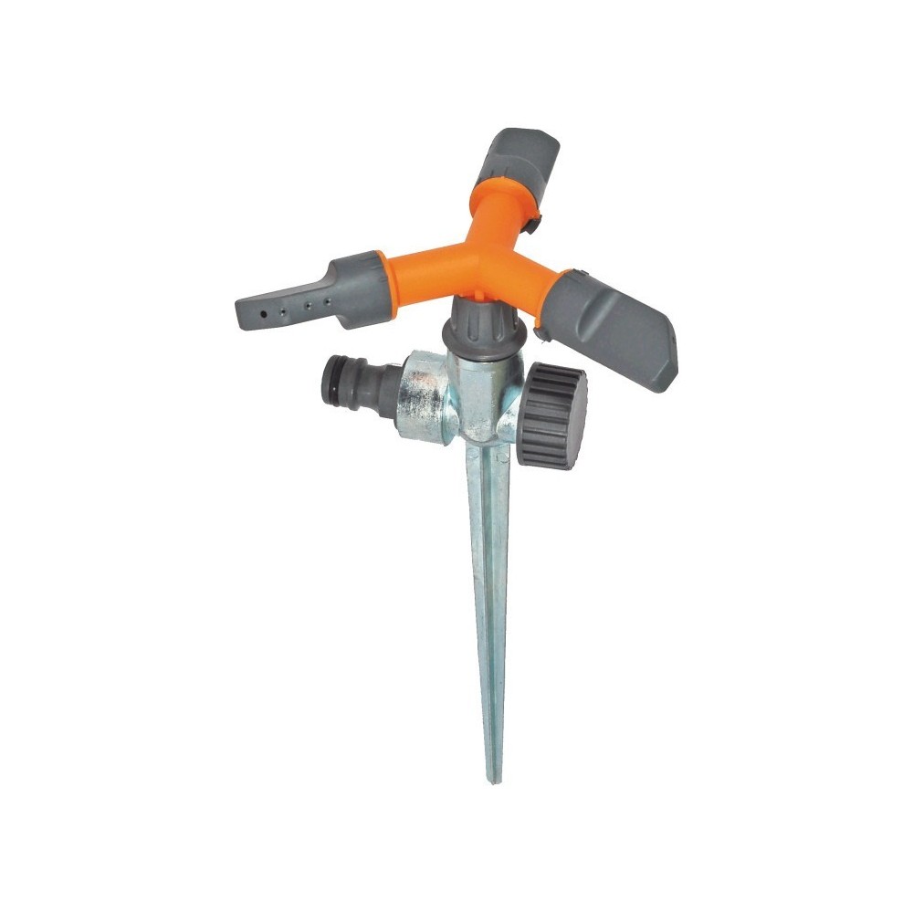 Zraszacz metalowy obrotowy wbijany GARDEN