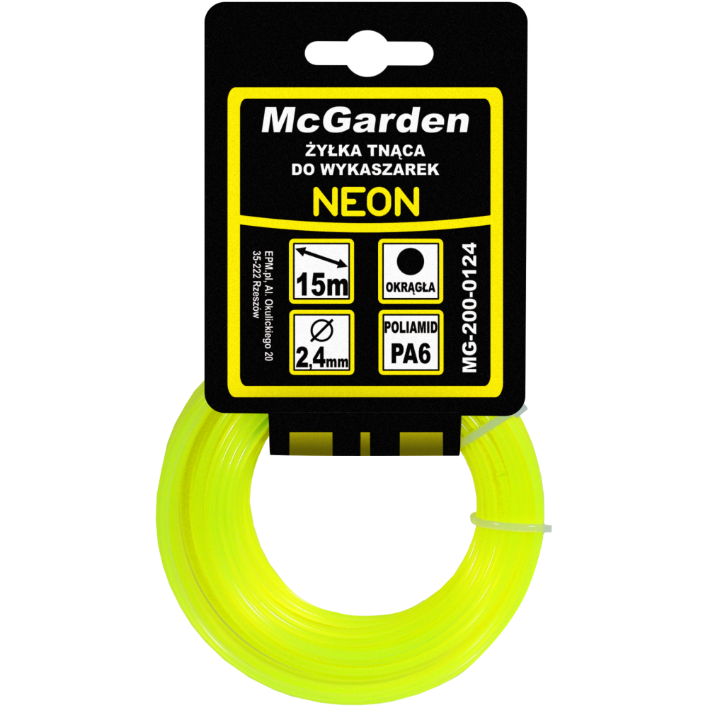 Żyłka tnąca do wykaszarki okrągła MCGARDEN
