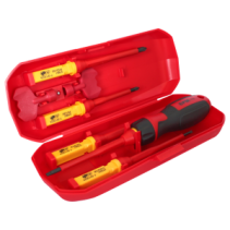 Zestaw wkrętaków izolowanych VDE w kasecie
