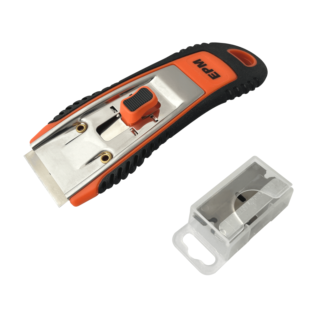 Skrobak FiveCut EPM do szyb farby kleju - Stalowy | 5 ostrzy w zestawie