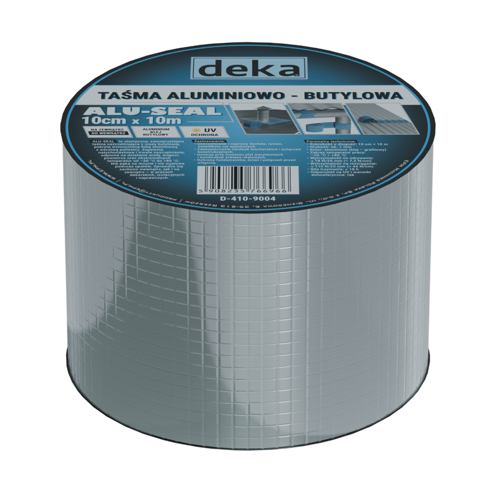 Taśma aluminiowo-butylowa ALU-SEAL EPM – uszczelnianie dachów