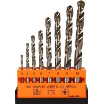 Zestaw wierteł HSS do metalu PLASTIC CASE