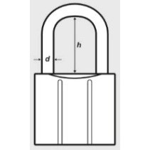 Kłódka mosiężna SERIA 011
