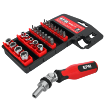 Zestaw bitów i nasadek 26 szt.  RED LINE