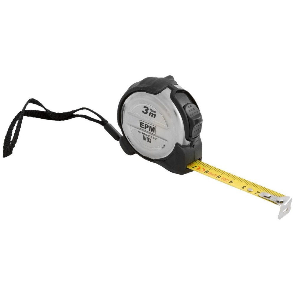 Miara stalowa zwijana INOX