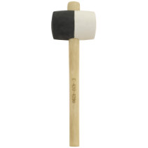 Młotek gumowy EPM z drewnianym trzonkiem 450g 900g