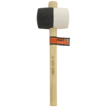 Młotek gumowy EPM z drewnianym trzonkiem 450g 900g