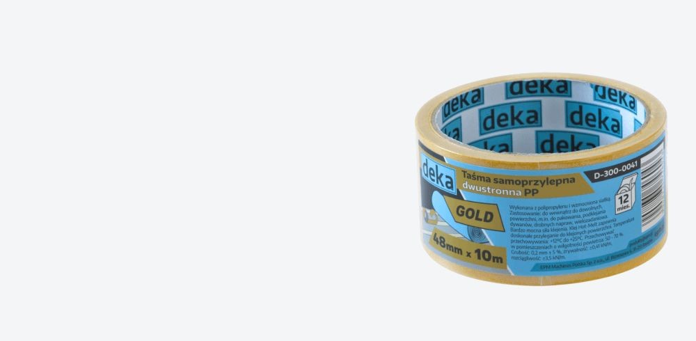 Taśmy jednostronne DEKA